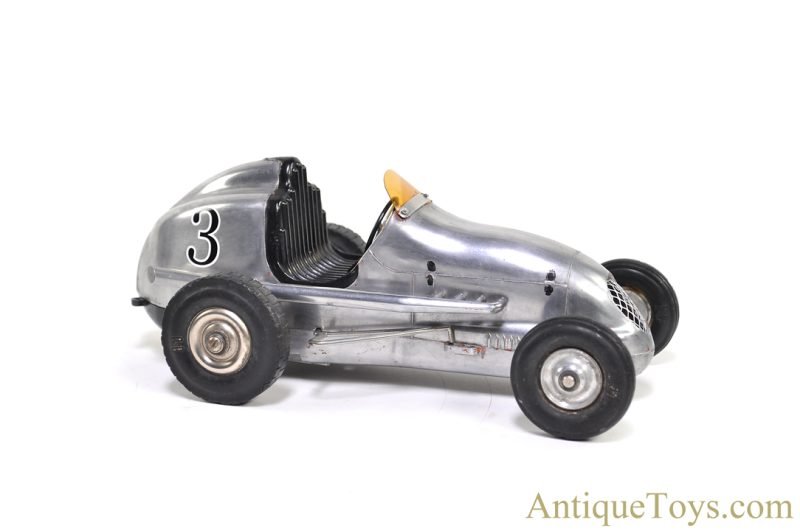 Ohlsson & Rice ca. 1946-1950 Aluminum #3 "Miniature Racing Car" Tether Car <FONT COLOR="ff000 ">*SOLD*</font>