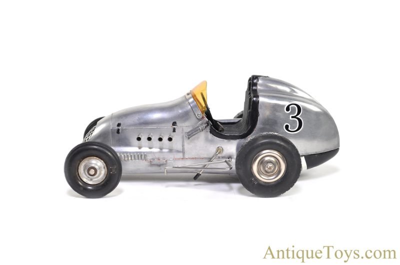 Ohlsson & Rice ca. 1946-1950 Aluminum #3 "Miniature Racing Car" Tether Car <FONT COLOR="ff000 ">*SOLD*</font> - Image 3