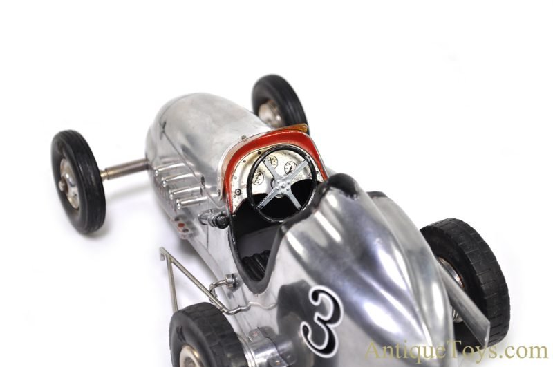 Ohlsson & Rice ca. 1946-1950 Aluminum #3 "Miniature Racing Car" Tether Car <FONT COLOR="ff000 ">*SOLD*</font> - Image 7