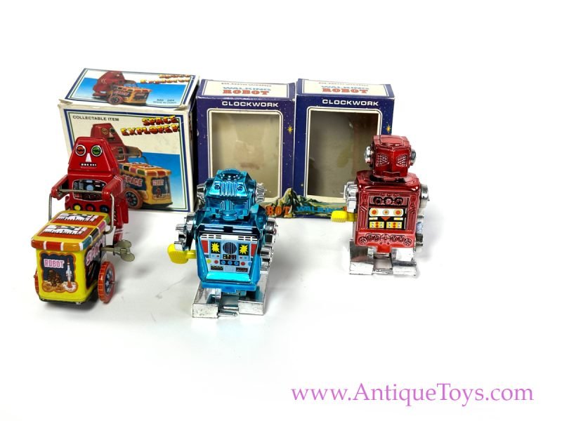 Vintage Tin Lithographed Windup Robot Collection <FONT COLOR="ff000 ">*SOLD*</font> - Image 10