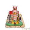 Wilesco Tin Lithographed Live Steam Engine Driven Workshop with Ferris Wheel and Boxes <FONT COLOR="ff000 ">*SOLD*</font> - Image 5