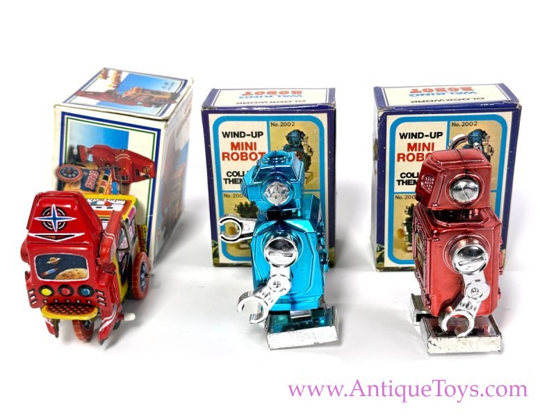 Vintage Tin Lithographed Windup Robot Collection <FONT COLOR="ff000 ">*SOLD*</font> - Image 2
