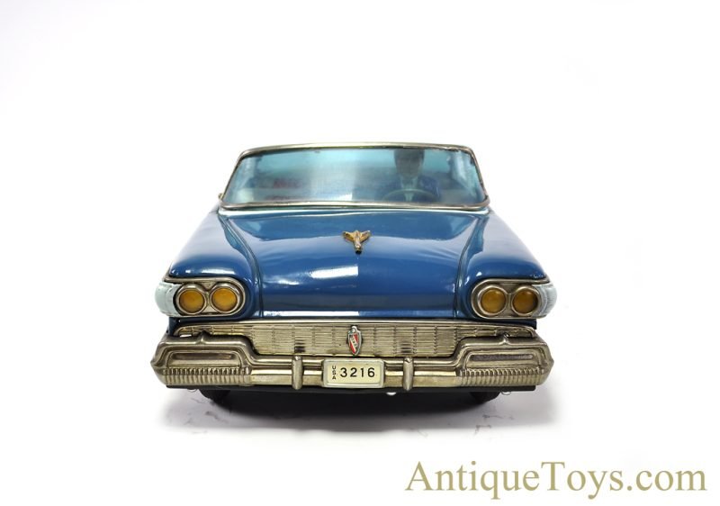Yonezawa (Y) & Ichiko Toys Large Tin Lithographed Friction Oldsmobile with Driver in Box <FONT COLOR="ff000 ">*SOLD*</font> - Image 4