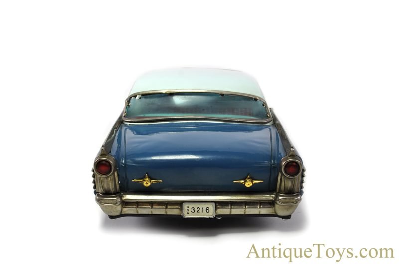 Yonezawa (Y) & Ichiko Toys Large Tin Lithographed Friction Oldsmobile with Driver in Box <FONT COLOR="ff000 ">*SOLD*</font> - Image 5