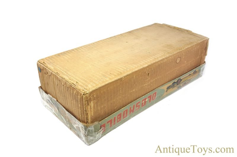 Yonezawa (Y) & Ichiko Toys Large Tin Lithographed Friction Oldsmobile with Driver in Box <FONT COLOR="ff000 ">*SOLD*</font> - Image 8