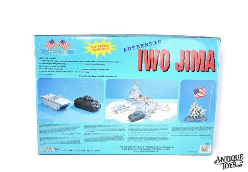 BMC Toys American Hero Collector Series 54mm Scale 60pc Iwo Jima Playset Sealed in Box <FONT COLOR="ff000 ">*SOLD*</font> - Image 2