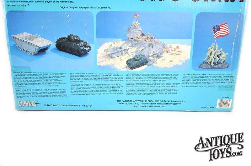 BMC Toys American Hero Collector Series 54mm Scale 60pc Iwo Jima Playset Sealed in Box <FONT COLOR="ff000 ">*SOLD*</font> - Image 3
