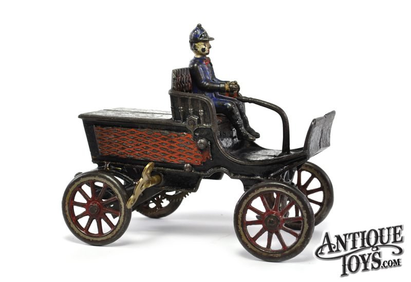 Harris Toy Co. Cast Iron Clockwork Horseless Carriage <FONT COLOR="ff000 ">*SOLD*</font>