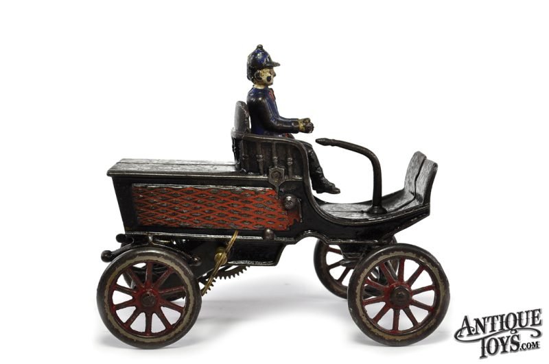 Harris Toy Co. Cast Iron Clockwork Horseless Carriage <FONT COLOR="ff000 ">*SOLD*</font> - Image 2