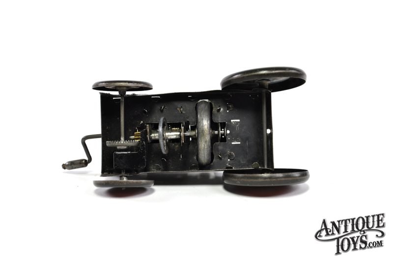 J.L. Hess (JLH) Tin Lithographed Crank Wind Motor Tractor for Sale - Image 4