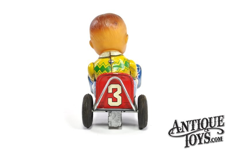 Japanese Tin Lithographed Friction #3 Boy on Go-Cart <FONT COLOR="ff000 ">*SOLD*</font> - Image 6