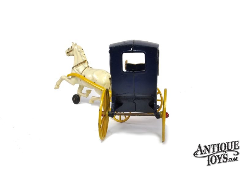 Kenton Post-War Cast Iron Horse Drawn Carriage for Sale <FONT COLOR="ff000 ">*SOLD*</font> - Image 5