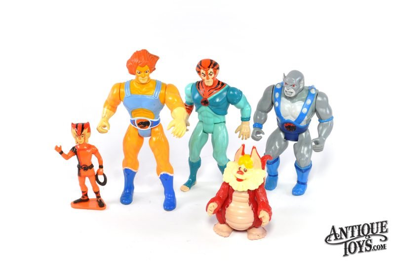 LJN Toys Telepix Thundercats Lion-O, Snarf, Panthro, Tygra, & Wily Kat "Good Guys" Action Figures for Sale - Image 2