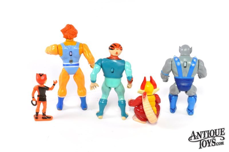 LJN Toys Telepix Thundercats Lion-O, Snarf, Panthro, Tygra, & Wily Kat "Good Guys" Action Figures for Sale - Image 3