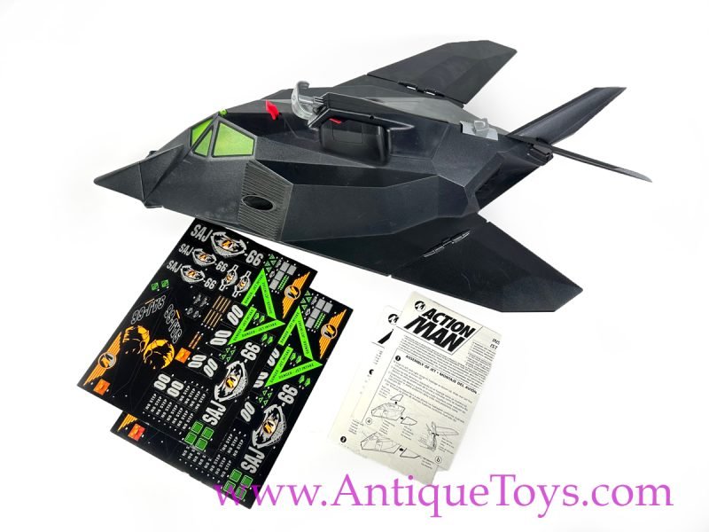 Hasbro Vintage Action Man Stealth Jet with Motorcycle <FONT COLOR="ff000 ">*SOLD*</font>