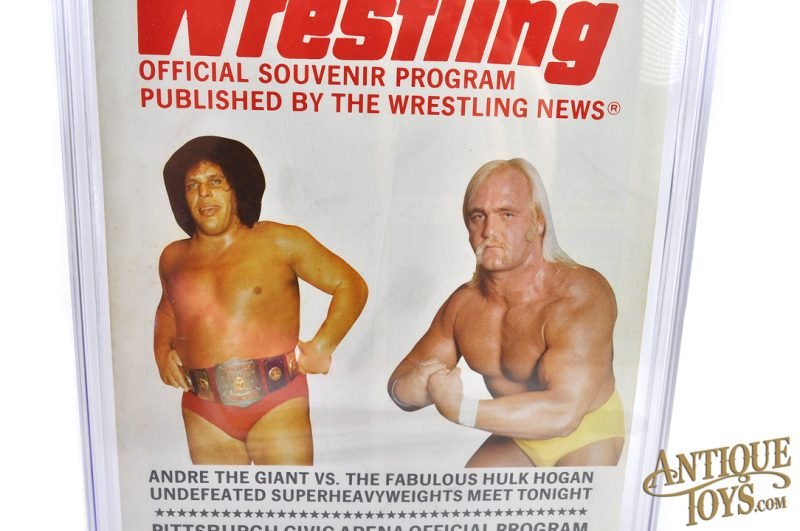 Andre the Giant vs Hulk Hogan! Major League Wrestling Souvenir Wrestling Program #116 Aug. 15, 1980 CGC Graded 7.0 <FONT COLOR="ff000 ">*SOLD*</font> - Image 5