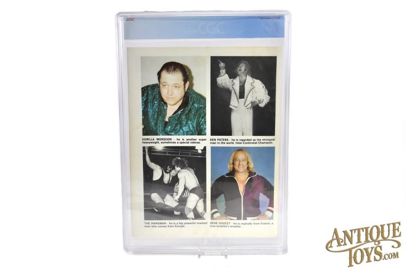 Andre the Giant vs Hulk Hogan! Major League Wrestling Souvenir Wrestling Program #116 Aug. 15, 1980 CGC Graded 7.0 <FONT COLOR="ff000 ">*SOLD*</font> - Image 2