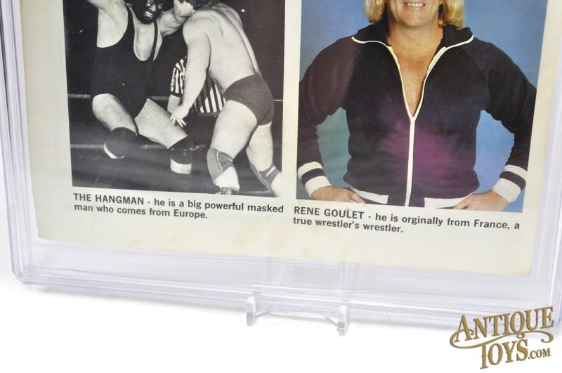 Andre the Giant vs Hulk Hogan! Major League Wrestling Souvenir Wrestling Program #116 Aug. 15, 1980 CGC Graded 7.0 <FONT COLOR="ff000 ">*SOLD*</font> - Image 8