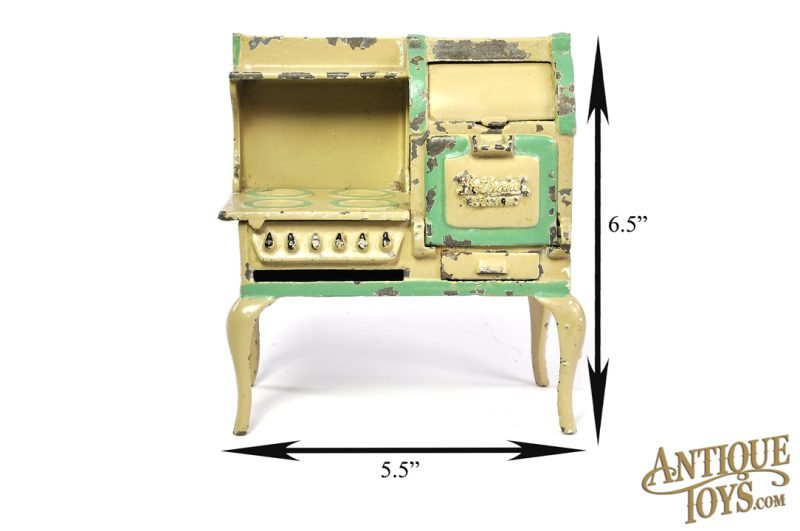 Arcade ca. 1934 Cast Iron Miniature Hotpoint Electric Stove <FONT COLOR="ff000">*SOLD*</font> - Image 9