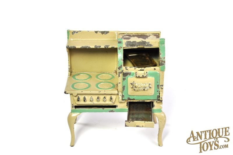 Arcade ca. 1934 Cast Iron Miniature Hotpoint Electric Stove <FONT COLOR="ff000">*SOLD*</font> - Image 4