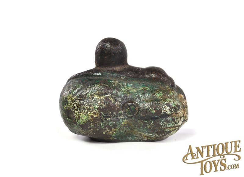 Unbranded Cast Iron Boy on Cabbage Still Penny Coin Bank <FONT COLOR="ff000 ">*RESEARCH ONGOING*</font> - Image 4