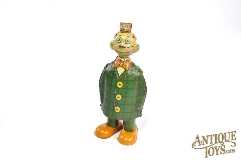 J. Chein ca. 1930's Tin Lithographed Windup No. 83 Happy Hooligan Walker <FONT COLOR="ff000 ">*SOLD*</font> - Image 2