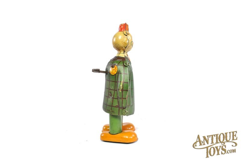 J. Chein ca. 1930's Tin Lithographed Windup No. 83 Happy Hooligan Walker <FONT COLOR="ff000 ">*SOLD*</font> - Image 3