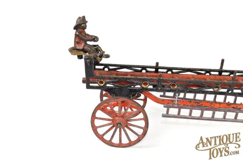 Ives Cast Iron Horse Drawn Phoenix Hook & Ladder Fire Wagon 29" <FONT COLOR="ff000 ">*SOLD*</font> - Image 5