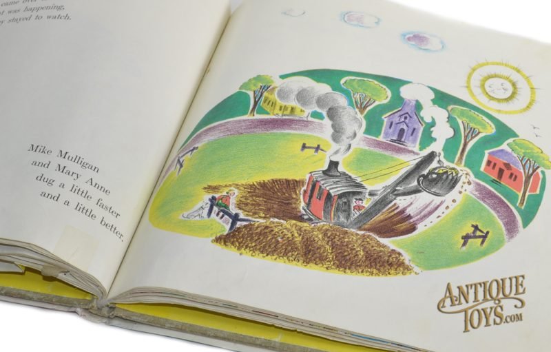 Keystone Pressed Steel Ride 'Em Steam Shovel & "Mike Mulligan and His Steam Shovel" Book <FONT COLOR="ff000 ">*SOLD*</font> - Image 2