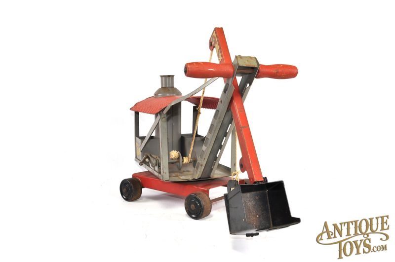 Keystone Pressed Steel Ride 'Em Steam Shovel & "Mike Mulligan and His Steam Shovel" Book <FONT COLOR="ff000 ">*SOLD*</font> - Image 6