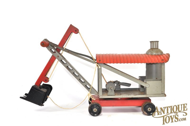 Keystone Pressed Steel Ride 'Em Steam Shovel & "Mike Mulligan and His Steam Shovel" Book <FONT COLOR="ff000 ">*SOLD*</font> - Image 5