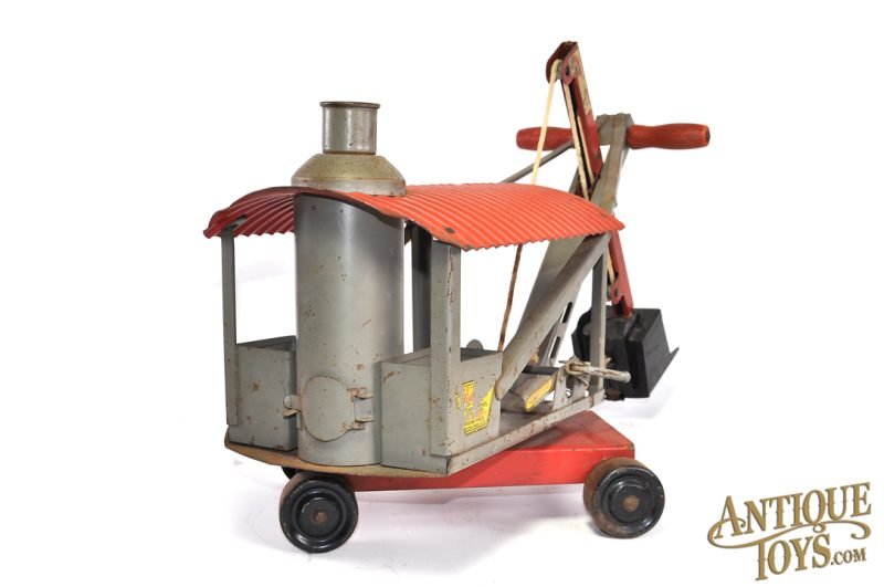 Keystone Pressed Steel Ride 'Em Steam Shovel & "Mike Mulligan and His Steam Shovel" Book <FONT COLOR="ff000 ">*SOLD*</font> - Image 7