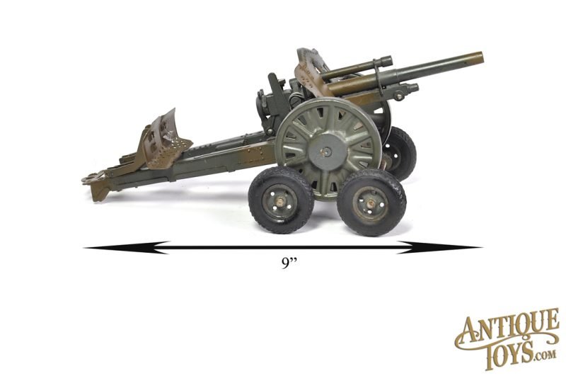 Lineol Tin Hand-Painted Heavy Field Howitzer Schwere Feldhaubitze Immergrün with Tag <FONT COLOR="ff000 ">*SOLD*</font> - Image 10