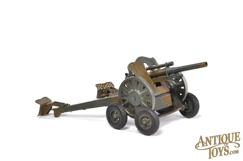 Lineol Tin Hand-Painted Heavy Field Howitzer Schwere Feldhaubitze Immergrün with Tag <FONT COLOR="ff000 ">*SOLD*</font> - Image 4