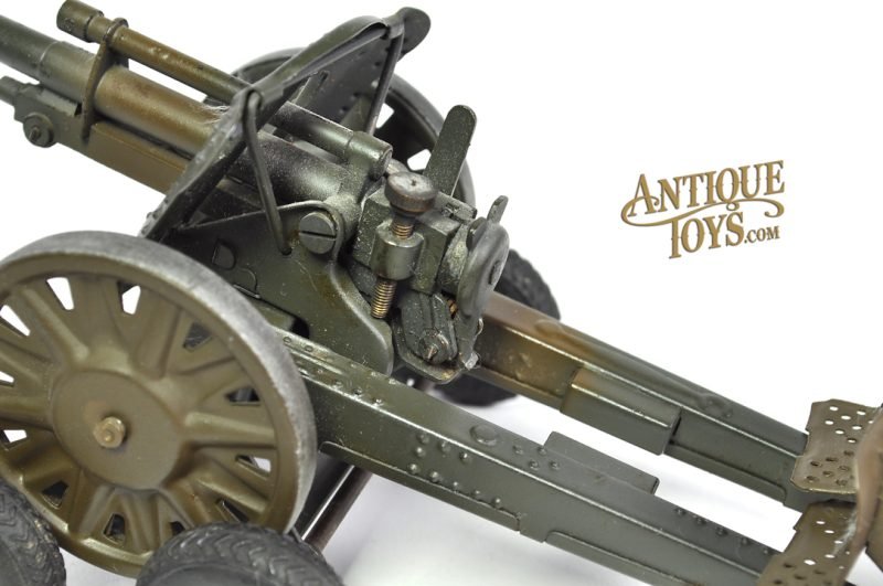 Lineol Tin Hand-Painted Heavy Field Howitzer Schwere Feldhaubitze Immergrün with Tag <FONT COLOR="ff000 ">*SOLD*</font> - Image 9