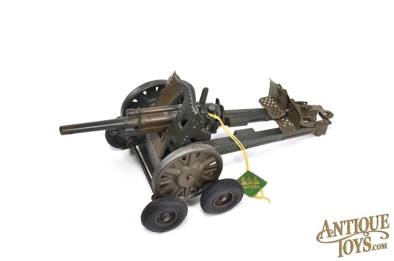 Lineol Tin Hand-Painted Heavy Field Howitzer Schwere Feldhaubitze Immergrün with Tag <FONT COLOR="ff000 ">*SOLD*</font> - Image 2