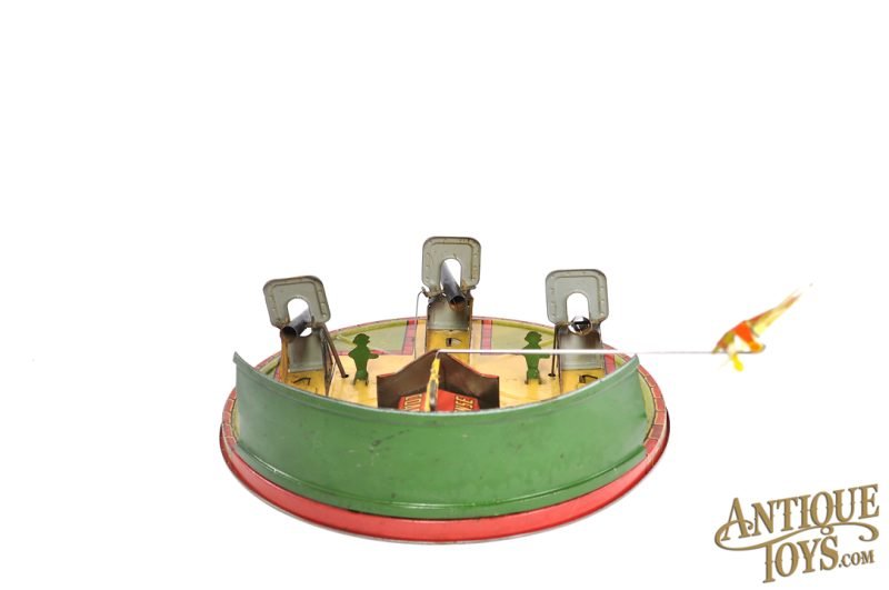 Marx Tin Lithographed Windup Coast Defense <FONT COLOR="ff000 ">*SOLD*</font> - Image 4