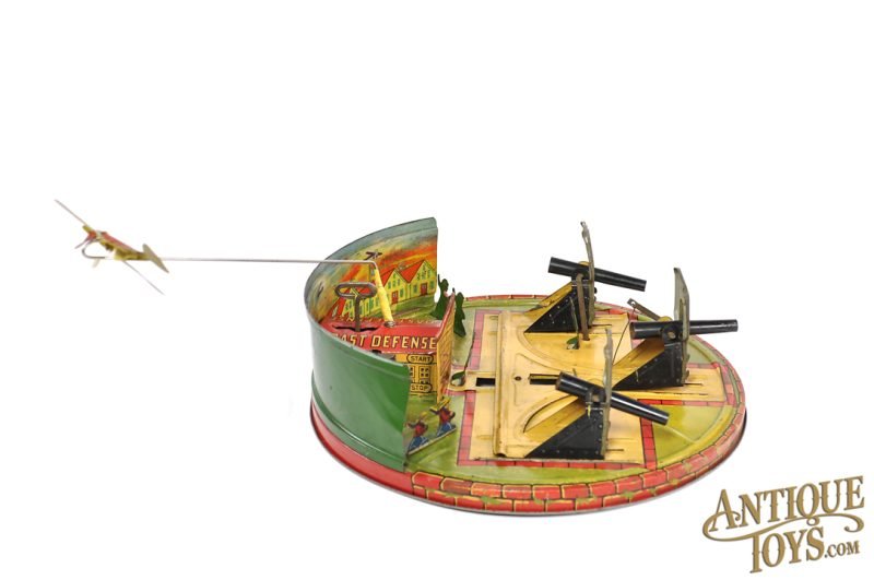 Marx Tin Lithographed Windup Coast Defense <FONT COLOR="ff000 ">*SOLD*</font> - Image 5