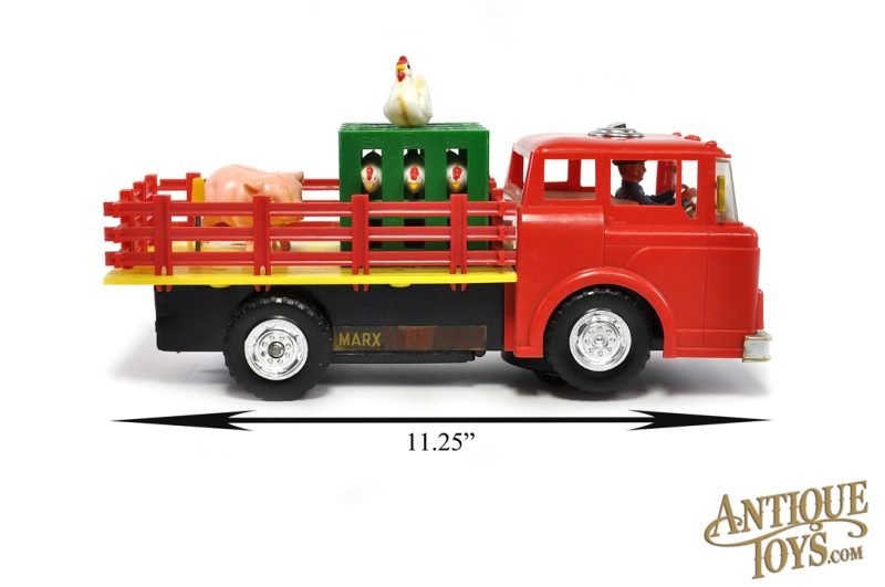 Marx Plastic Battery Operated Farm Truck <FONT COLOR="ff000 ">*SOLD*</font> - Image 6