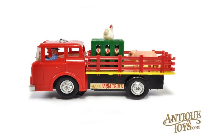 Marx Plastic Battery Operated Farm Truck <FONT COLOR="ff000 ">*SOLD*</font> - Image 3