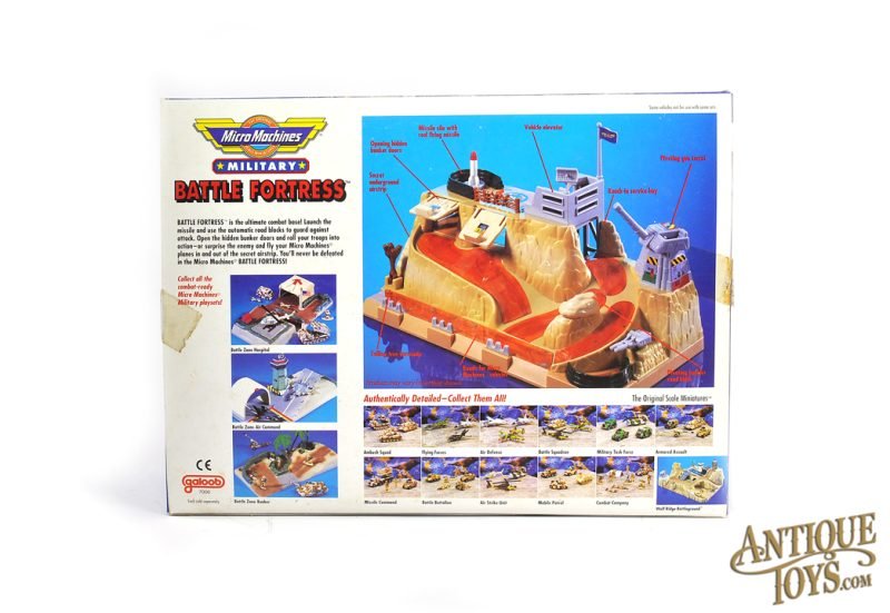 Galoob Micro Machines No. 7006 Military Battle Fortress Playset Sealed in Box for Sale - Image 4