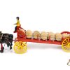 Wilkins Toy Co. ca. 1910 Cast Iron No. 147 City Dray Beer Barrel Wagon for Sale - Image 5