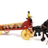 Wilkins Toy Co. ca. 1910 Cast Iron No. 147 City Dray Beer Barrel Wagon for Sale