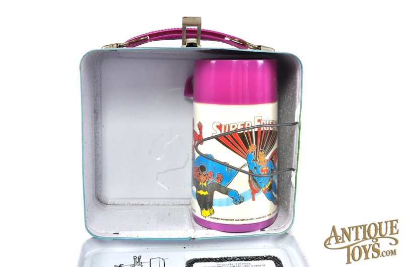 Aladdin Industries Inc. Vintage ca. 1976 DC Comics Super Friends Lunchbox & Thermos for Sale - Image 8