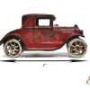 Arcade ca. 1930’s Cast Iron No. 116X Ford Coupe with Rumble Seat 5″ <FONT COLOR="ff000 ">*SOLD*</font> - Image 9