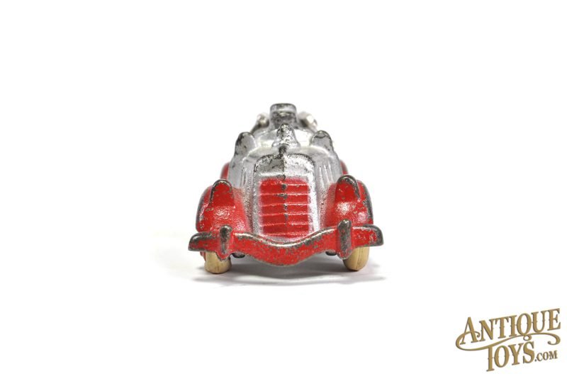 Hubley ca. 1930’s Silver and Red Cast Iron Fire Engine Ladder Truck 5" <FONT COLOR="ff000 ">*SOLD*</font> - Image 4