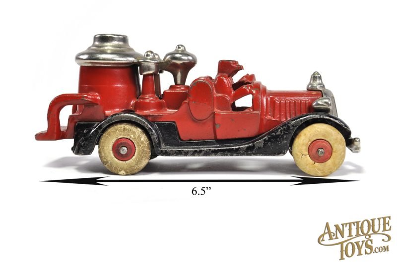 Hubley Cast Iron Fire Engine Pumper Truck 6.5" for Sale - Image 8