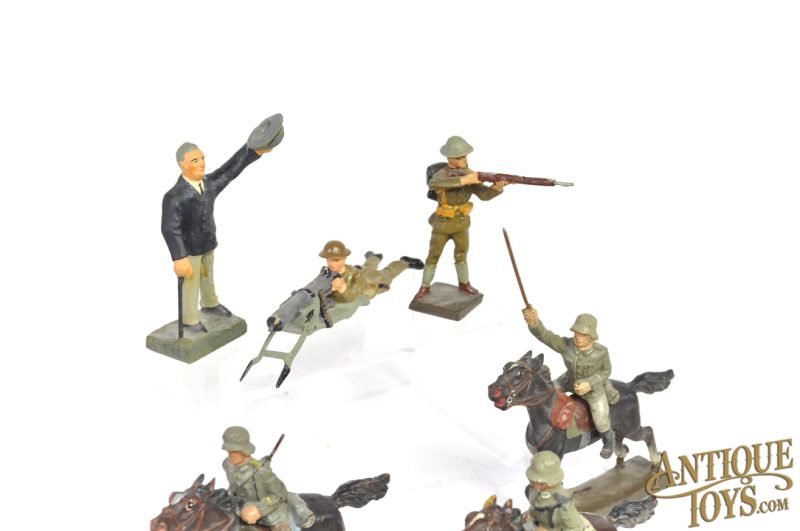 Lineol & Durso Hand-Painted WWII Soldiers & President Roosevelt Figure <FONT COLOR="ff000 ">*SOLD*</font> - Image 3