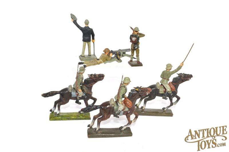 Lineol & Durso Hand-Painted WWII Soldiers & President Roosevelt Figure <FONT COLOR="ff000 ">*SOLD*</font> - Image 2