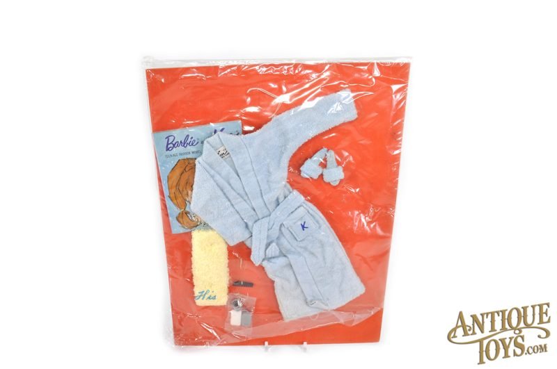 Mattel Barbie and Ken ca. 1960s Black Label #784 Terry Togs Sleeper Set on Card for Sale - Image 6